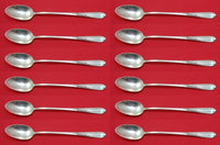 Silver Wheat by Reed and Barton Sterling Silver Iced Tea Spoon Set 12 pcs 7 1/2"