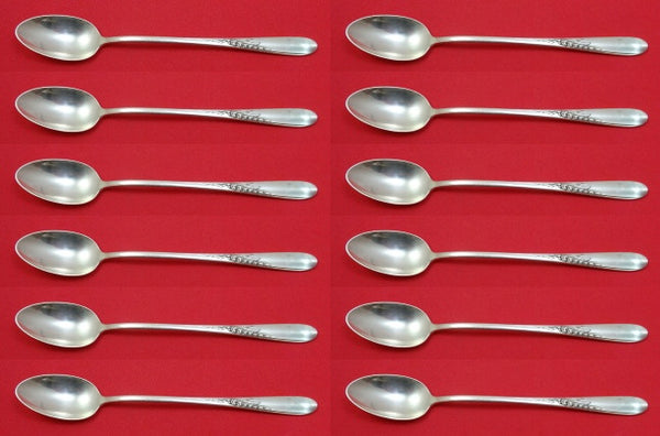 Silver Wheat by Reed and Barton Sterling Silver Iced Tea Spoon Set 12 pcs 7 1/2"