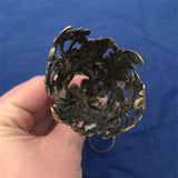 Gilt Tussie Mussie with Ornate Cast Floral Cup (#J7463)