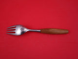 Fjord by Dansk German Stainless Steel and Teak Regular Fork 7 1/4" Flatware