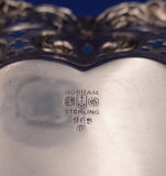 Chantilly by Gorham Sterling Silver Fruit Bowl Heart Shaped Pierced #965 (#9073)