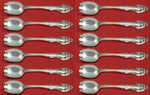 La Scala by Gorham Sterling Silver Ice Cream Dessert Fork Custom Set 12pc 6 1/4"