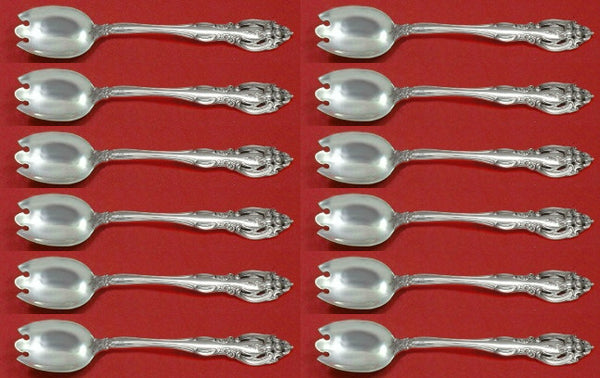 La Scala by Gorham Sterling Silver Ice Cream Dessert Fork Custom Set 12pc 6 1/4"