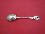 Pierced Handle by Tiffany Sterling Silver Ice Cream Spoon w/ bird ginkgo 6"
