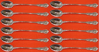 Georgian Rose by Reed & Barton Sterling Silver Iced Tea Spoon Set 12 pcs 7 1/2"