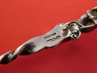 Dominick and Haff Sterling Silver Claret Ladle w/Twist Handle Pcd Grapes 16" #35