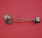 Chinese Sterling Silver Sugar Tong 5 1/4" Serving