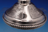Italian Sterling Silver Goblet GW with Beaded Floral Engraved Design (#9044)