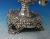 Victorian Silverplated Epergne circa 1890 with 4 Arms Grape Motif (#6195)