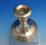 Old French by Gorham Sterling Silver Candlestick Pair #659 4 3/8" x 4 7/8" #8608