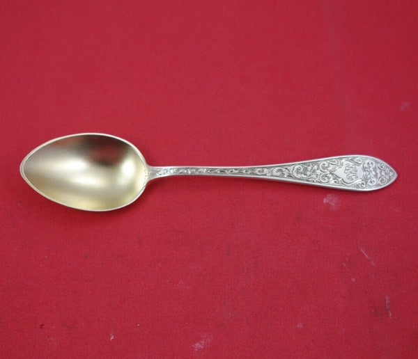 Colonial B Engraved by Whiting Sterling Silver Demitasse Spoon GW 4 1/8"