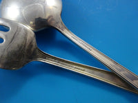 William & Mary by Lunt Sterling Silver Flatware Set For 8 Service 50 Pieces