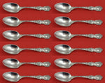 Imperial Chrysanthemum by Gorham Sterling Silver Teaspoon Set 12pc 5 3/4"