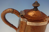 Joseph Heinrichs Copper Tea Set Arts & Crafts Tea Kettle Sugar Creamer 4pc #0189