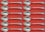 D'Orleans by Towle Sterling Silver Teaspoon Set of 12 pcs 6" Heirloom Flatware