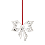 2022 Georg Jensen Christmas Holiday Ornament Bow Silver - Vtg NOS