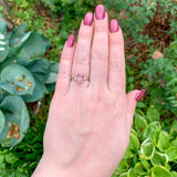 14k Gold 2.24ct Pink / Peach Genuine Natural Tourmaline Ring w/Diamonds #J7441
