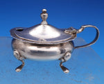 Barker Ellis Silver Co English Estate Sterling Silver Mustard Pot w/ Liner #8323