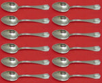 Hepplewhite by Reed and Barton Sterling Silver Teaspoon Set 12 pcs 5 3/4"