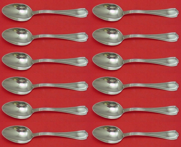 Hepplewhite by Reed and Barton Sterling Silver Teaspoon Set 12 pcs 5 3/4"