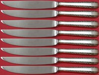 Candlelight by Towle Sterling Silver Steak Knife Set 8pc Not Serrated Custom