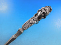 Art Silver c. 1860-1883 by Braverman and Levy Coin Silver Fish Server 3-D Woman