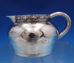 Tiffany and Co Sterling Silver Cream Pitcher Japanesque Bright-Cut Fish (#8134)