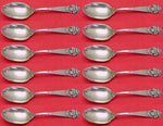 Georgian by Towle Sterling Silver Demitasse Spoon Set 12 pieces 3 3/4"