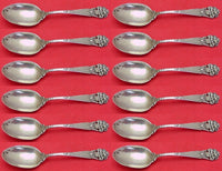 Georgian by Towle Sterling Silver Demitasse Spoon Set 12 pieces 3 3/4"