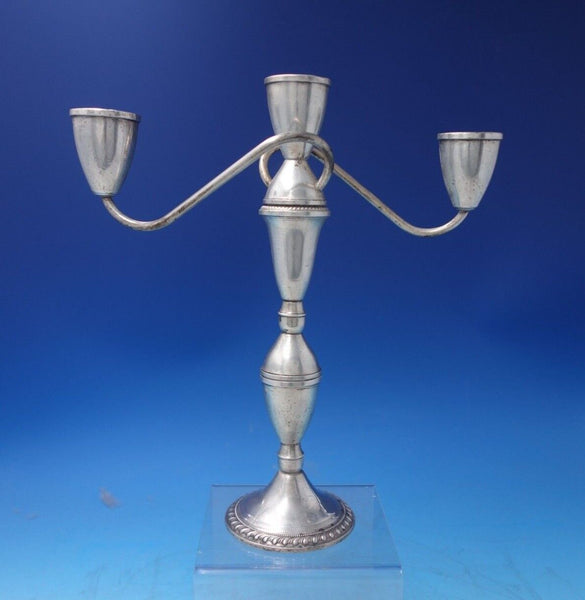 Gadroon by Duchin Creations Sterling Silver Candelabra 3-Light c.1940 (#5851)