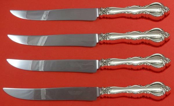 Grande Regency by International Sterling Steak Knife Set Texas Sized Custom