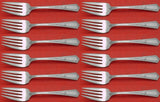 D'Orleans by Towle Sterling Silver Salad Fork Set of 12 pcs 6" Flatware