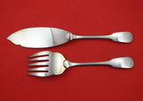 Cluny by Christofle Silverplate Fish Serving Set 2pc (Server 11" Fork 8 3/4")