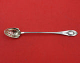 Mount Vernon by Lunt Sterling Silver Olive Spoon Pierced w/Flowers Long Orig 8"