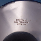 Shreve Sterling Silver Terrapin Bowl with Applied Turtle Lacey Edging (#7066)