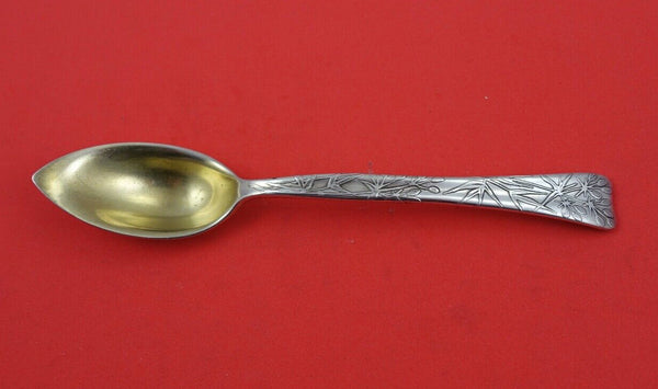 Lap Over Edge Acid Etched by Tiffany & Co Sterling Grapefruit Spoon GW 6" floral