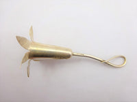 Small Sterling Child's Tussie Mussie Posey Posy Holder Flower (#J1281)