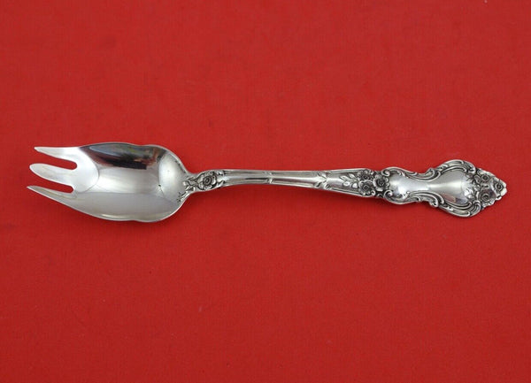 Meadow Rose by Wallace Sterling Silver Ice Cream Spork custom Unusual 5 3/4"