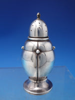 Randahl Sterling Silver Salt & Pepper Shakers 2-piece Beaded #114 (#7096)
