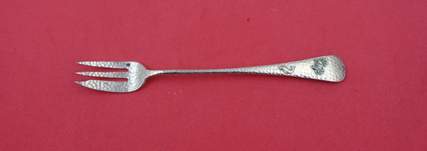 Antique Hammered & Applied by Gorham Sterling Cocktail Fork w/crab & fish 6"