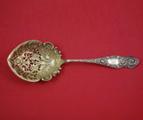 Hamilton and Diesinger Sterling Silver Pea Spoon GW Pcd Sunflower Chrysanthemums