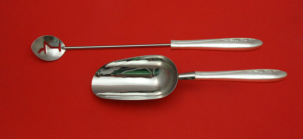 Spring Serenade by Lunt Sterling Silver Bar Set 2pc HHWS  Custom Made