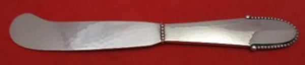 Beaded by Georg Jensen Sterling Silver Butter Spreader HH AS 5 7/8" Heirloom
