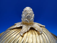 Tane Mexican Sterling Silver Vegetable Serving Dish Vermeil w/ Artichoke (#8443)