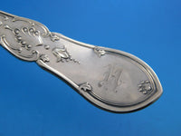 Dew Drop by Shiebler Sterling Silver Fish Server Brite-Cut Fish and Seaweed 12"