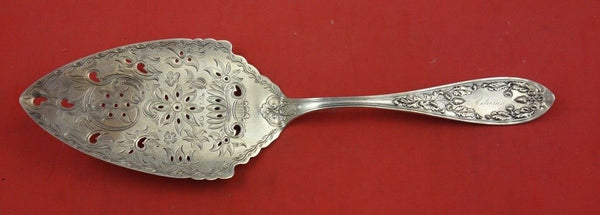 Acorn by Various Maker Sterling Silver Cake Server FH AS Pierced  10 1/2"