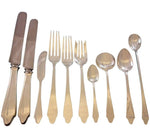 Clinton by Tiffany and Co Sterling Silver Flatware Set 12 Service 120 pcs Dinner