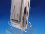 Tiffany and Co Sterling Silver Flask with Sailboat 1 Pint 7 1/2" (#8017)