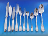 Rubans by Christofle Silverplate Flatware Service Set 131 pcs France Dinner Size