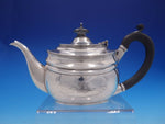 Estate Period English Silver Coffee Pot with Ebony Handle and Finial (#4268)
